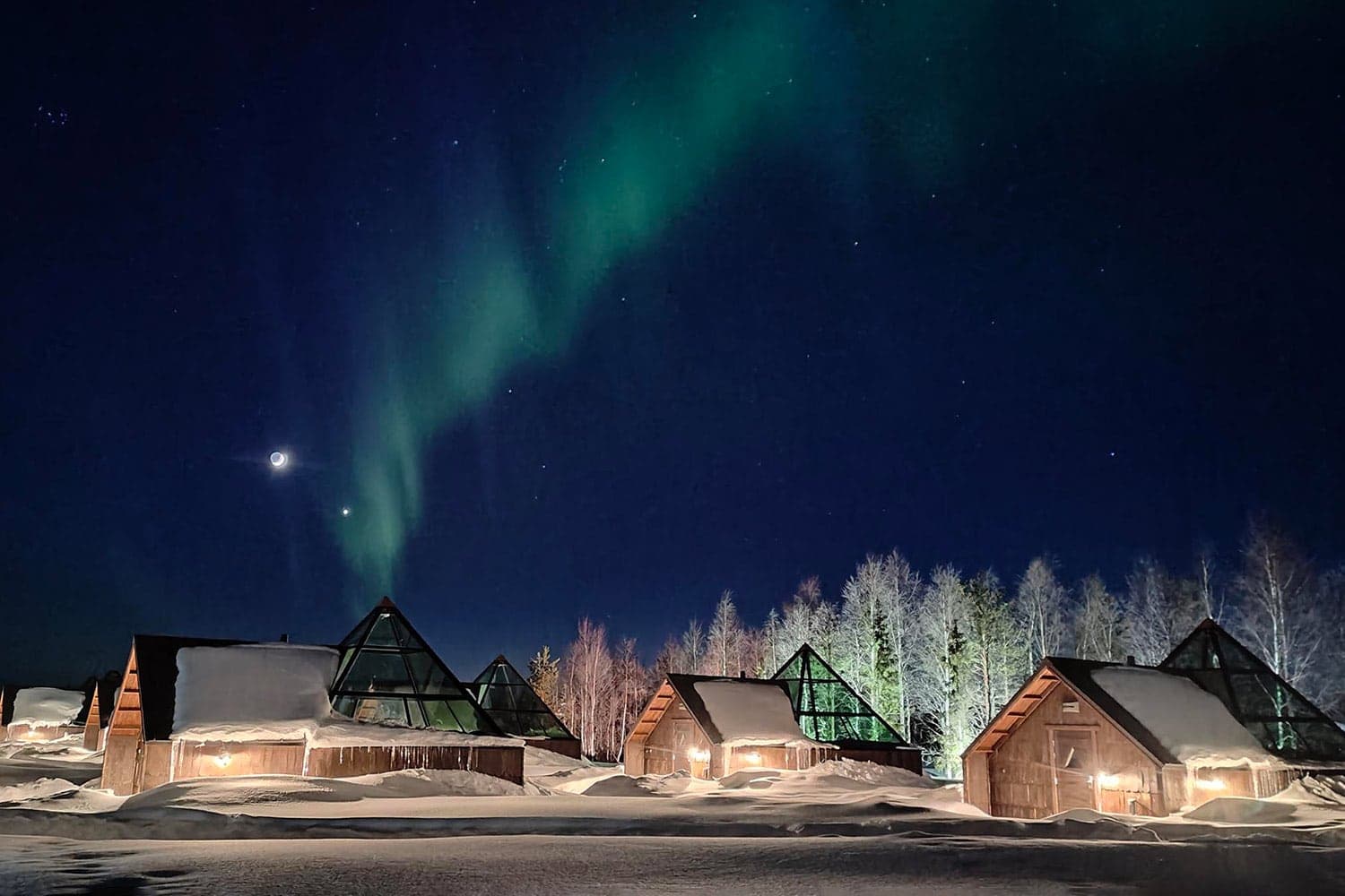 Aurora Pyramids